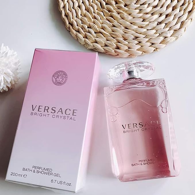 Versace Bright Crystal for Women Perfumed Bath &amp Shower Gel 6.7 Ounce