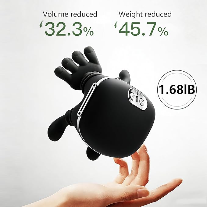 Neck Massager with Heat Electric Shoulder &amp Cervical Massage for Pain Relief deep Tissue Massage Heated for Neck Back Shoulder-2026 Black