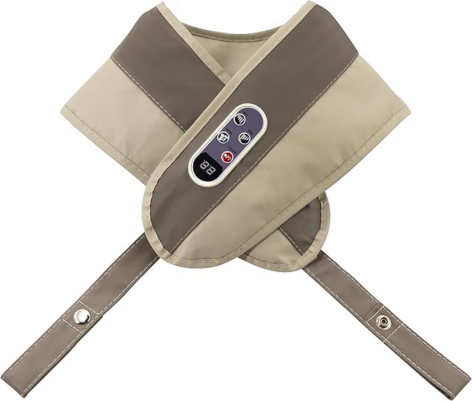 Neck Back and Cervical Massager | Percussive Massager with Soft and Deep Kneading Massage Ideal for Neck Back Shoulder Feet