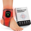 EMSense Triple Therapy Foot Massager | 3 in 1 Cordless &amp Portable Massager with 3 Vibration Modes &amp 3 Heat Levels - 1 Pack