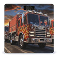 Fire Truck Bathroom Scale Rounded Smart Scale for Body Weight Automatic Power On/Off Weight Scales Accurate Bathroom Digital Scales for Pet Home Bedroom Kitchen