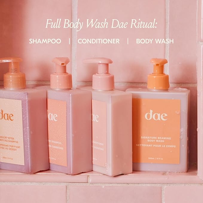 DAE Signature Beaming Body Wash - Softens Nourishes &amp Locks in Moisture (10 oz)