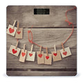 Decoration on Wooden Wall Scale for Body Weight Digital Bathroom Scale Accurate Smart Weight Scales with Large Display Weighing Machine High Precision Scales