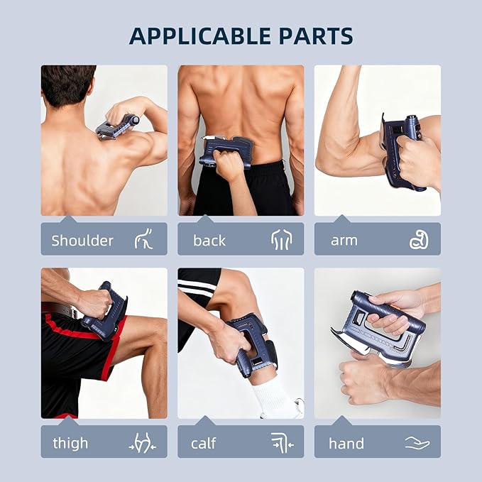 Heated Muscle Scraper 2026 New Upgrad with Oversized Handle for Effortless Grip &amp Smooth Controlled Force Muscle Scraper Tool Electric Fascia Knife Multifunctional Massage Tool Gifts for Family B