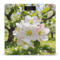 Apple Blossom Smart Scale for Body Weight Digital Bathroom Scale Toughened Glass Weight Scale with Large LCD Backlight Display High Precision Scales Weighing Machine