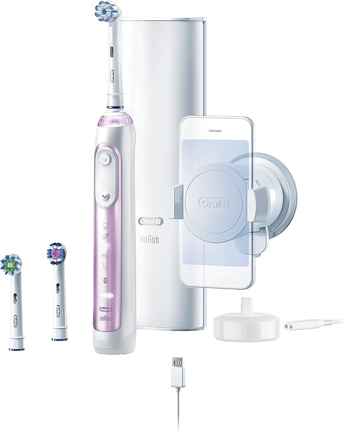 Oral-B Genius 9600 Electric Toothbrush 3 Brush Heads Sakura Pink