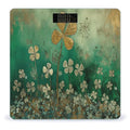 Plant Pattern on Wall Scale for Body Weight Digital Bathroom Scale Accurate Smart Weight Scales with Large Display Weighing Machine High Precision Scales