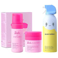 Evereden Happy Face DUO Barbie Edition &amp Cloud Body Wash Juicy Citrus Set: Multi-Vitamin Kids Face Wash &amp Cream Fun Foamy Toddler Body Wash &amp Barbie Gift Bundle - Gentle Clean &amp Ve