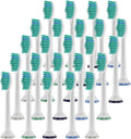 16-32pcs Replacement Toothbrush Heads Compatible for with Brush Head 1100 2100 4100 4300 5100 5300 6100(24pcs)