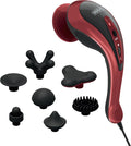 Wahl Clipper Deluxe Heated Therapy Corded Handheld Rotary Massage Kit 8 Unique Attachments for Back Neck Leg Hand Massage FSA Eligible Model 4344