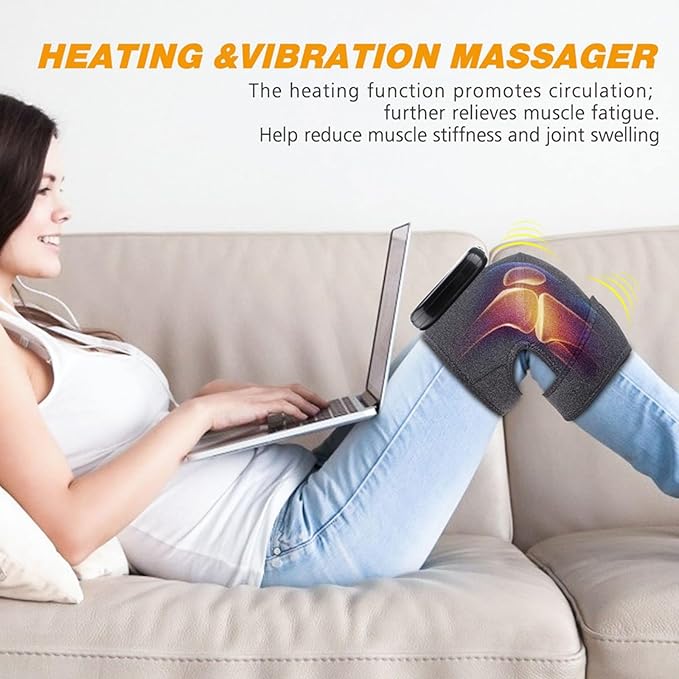 Vozdic PostCare Pro Massager Original - Portable Wrap for Knee Elbow Shoulder Pain (Gray2pcs)