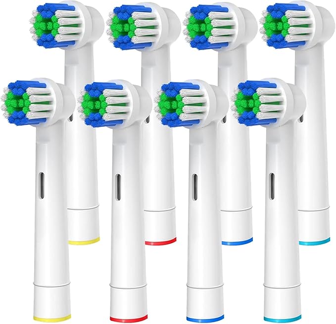 Replacement Professional Electric Toothbrush Heads Compatible For Braun Compatible For Oral B Brush Heads(8pcs)