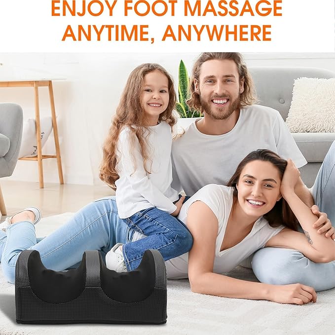 Foot Massager with Heat Shiatsu Foot Massager Machine with Massage Roller Feet Massage for Plantar Fasciitis Pain Relief Promotes Blood Circulation Gifts for Women &amp Men