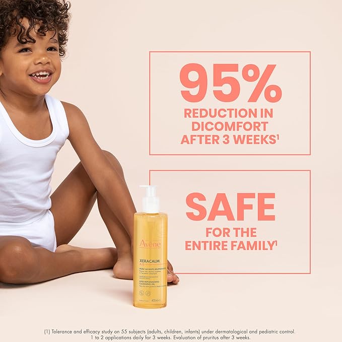 Avène XeraCalm A.D Lipid-Replenishing Cleansing Oil 25.3 fl. Oz.