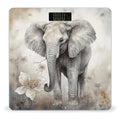 Animals Cute Elephant Scale for Body Weight Accurate Digital Bathroom Scale Toughened Glass High Precision Scales Smart Weight Scales with Large LCD Backlight Display Weighing Machine