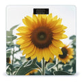 Bloom Sunflower Scale for Body Weight Digital Bathroom Scale Toughened Glass High Precision Scales for Body Weight with Large LCD Backlight Display Weight Scales