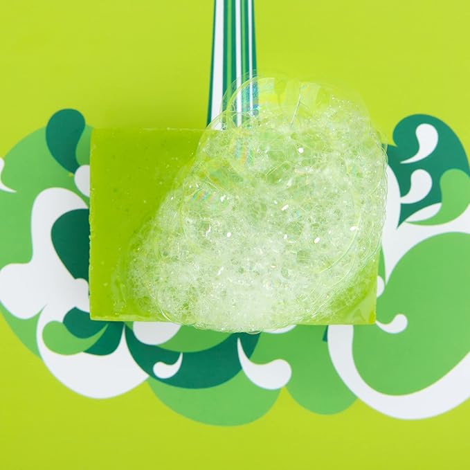 Lime &amp Sandalwood Solid Shower Gel | Plastic Cruelty and Paraben Free | Vegan | Moisturising Body Soap For The Shower