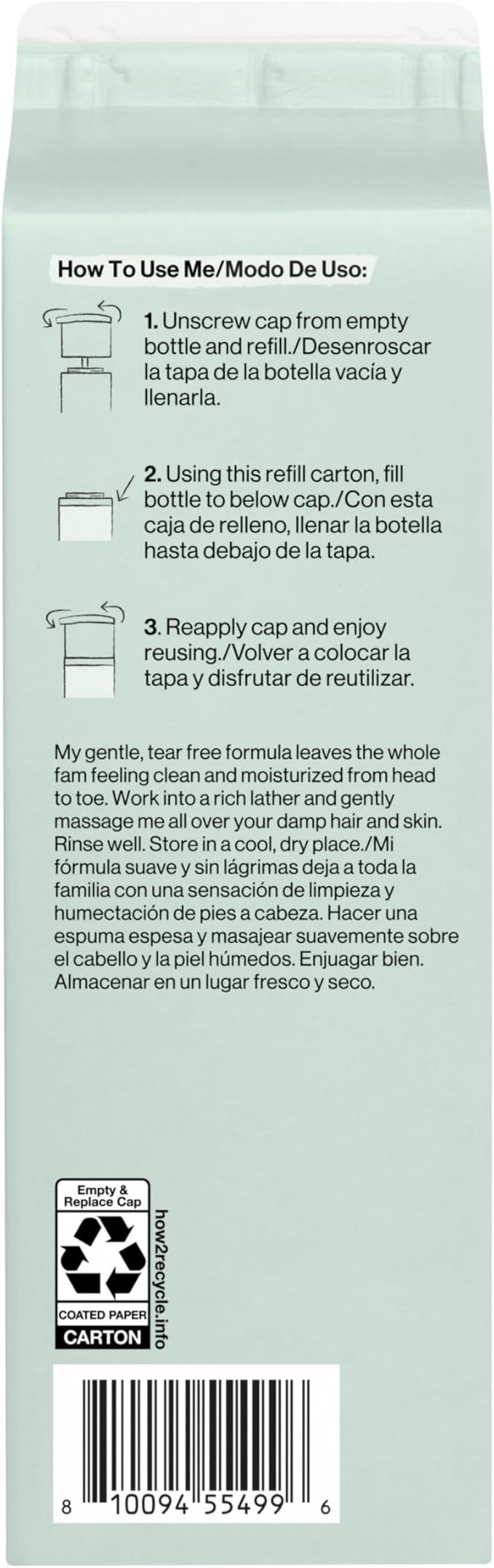 The Honest Company 2-in-1 Cleansing Shampoo + Body Wash Gentle Enough for Baby Dermatologist Tested Tear-Free Hypoallergenic Fragrance-Free