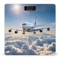 Airplane Patterns Smart Scale for Body Weight Accurate Bathroom Scale with LED Display Digital Weight Scales Weighing Machine High Precision Scales for Bath Home