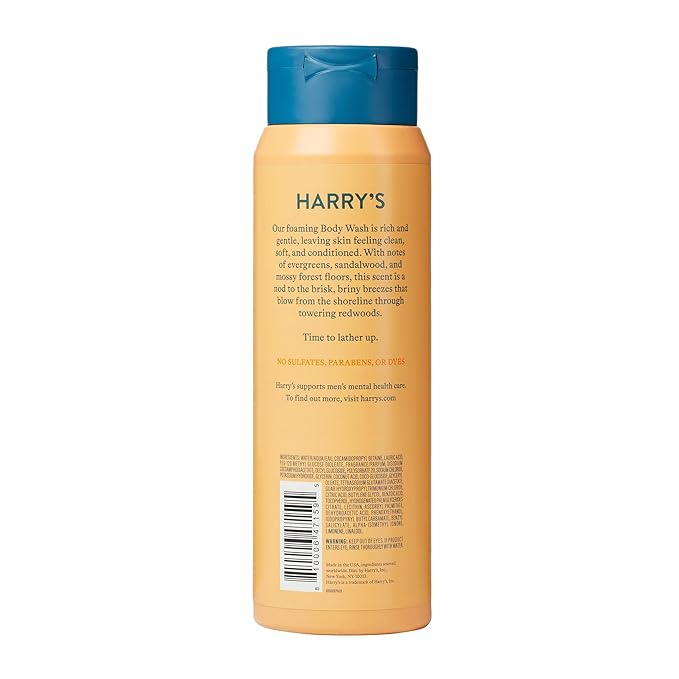 Harry's Redwood Body Wash 16 oz