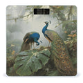 Elegant Colorful Peacock Weight Scale Large Bathroom Scales Digital Weight with Bright LED Display Non Slip Automatic Weighing Scale Fashion Weighing Machine for Body