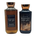 Bath &amp Body Works MIDNIGHT AMBER GLOW Body Wash &amp Shower Gel and MIDNIGHT AMBER GLOW Daily Nourishing Body Lotion