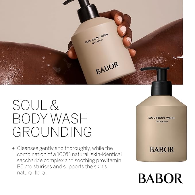 BABOR Soul &amp Body Wash Nourishing Body Wash with Provitamin B5 &amp Glycerin for Silky-Soft Hydrated Skin &amp Balanced Complexion 8.45 fl oz