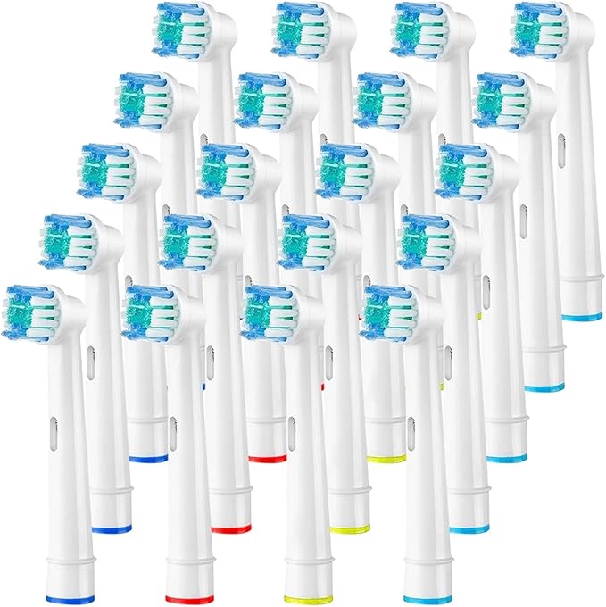 Replacement Toothbrush HeadsCompatible For Oral B Compatible For Braun Electric Toothbrushes Brush Head Refills 1000 1500 3000 7000 7500 8000(Colorful-12 Pcs)