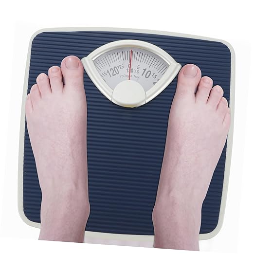 Didiseaon Mechanical Rotating Dial Scale Non-Slip Mat Bathroom Accessory Home Body Scale