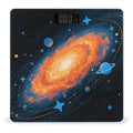 Galaxy Spiral Nebula Scale for Body Weight Sturdy Tempered Glass Weighing Scales with LCD Display Accurate Digital Bathroom Scale Convenient Body Fat Smart Scales Easy Read