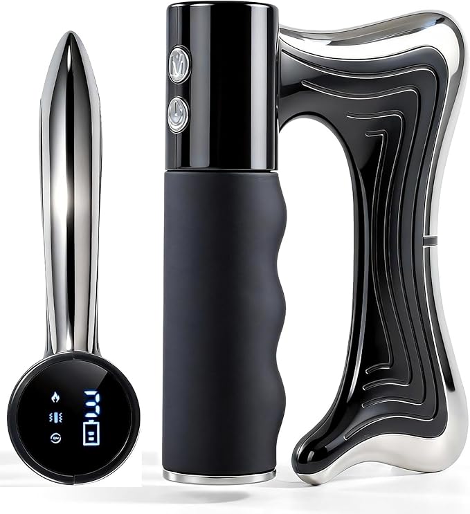 OTBK Electric Muscle Scraper — Portable Recovery Tool with 3 Modes: Vibration Heating and Gentle Pulse Technology (OTBK-Electric Fascia Cutter)