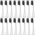 16PCS Replacement Toothbrush HeadsCompatible for Seago SG-540Cleaning Deep Tooth Gaps Suitable(16WHITE)