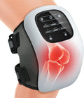 Knee Massager with Heat LED Screen and Vibration Cordless Knee Massager with Adjustable Straps and Timer