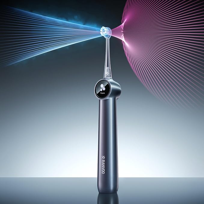 RANVOO] Save $42 to Get AirJet X3 Electric Toothbrush White and AirJet X5 Electric Toothbrush Together