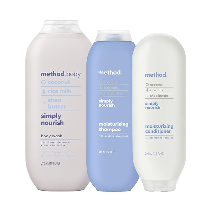 Method Body Wash and Hair Care Gift Set Simply Nourish