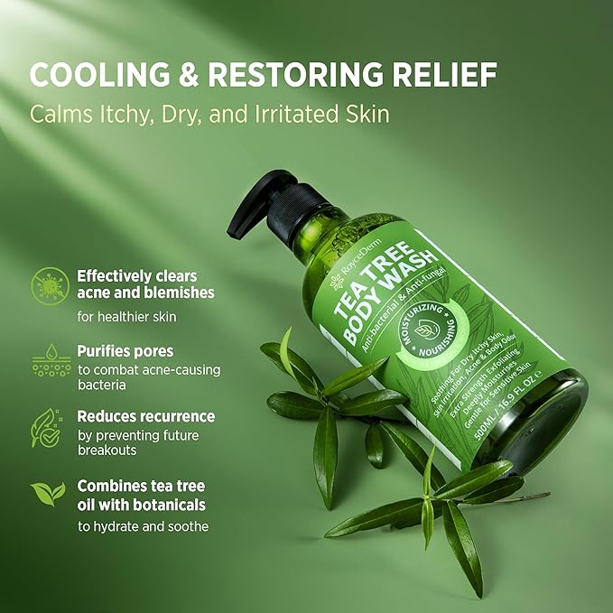 Roycederm Tea Tree Body Wash and Soap