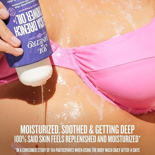 Sol de Janeiro Scent Your Shower Travel Size Quad - Benefit Packed Body Wash Discovery Set - Brazilian Play Beija Flor Bom Dia Delicia Drench - 3 fl oz.
