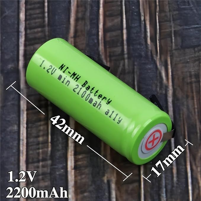 Electric Toothbrush Replacement Battery 1.2V 2100mAh. Compatible with Braun Oral B. 3745 3728 3762 7000 3731 P7000 D25 D28 D32 D34 3738 P6000 3D D16 D20 D4000 D20 P5000 P7000