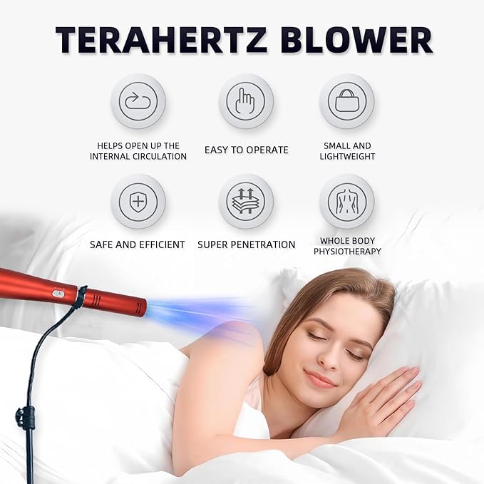 Terahertz (THZ) Therapy Devices Blower Wand Healthy Physiotherapy Plates Electric Heating Therapy Massage Quantum Wellness/Body/Water Enhancement Terahertz Frequency Wand