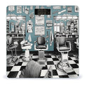Barber Shop Scale for Body Weight High Precision Digital Weight Scales with LCD Display Anti-Slip Sturdy Slim Tempered Glass Bathroom Scale for Home Use