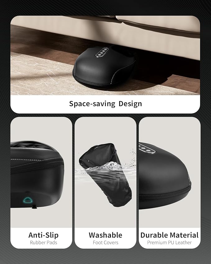 Nekteck Shiatsu Foot Massager with Heat and Neck Massager