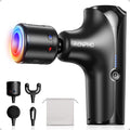 RENPHO Mini Thermacool Massage Gun with Heat and Cold Professional Pocket-Sized Percussion Massager FSA Eligible HSA Portable Deep Tissue Massager Quiet Operation with Travel Carry Bag