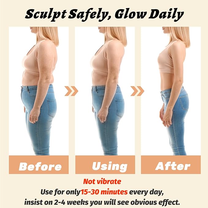 Body Sculpting Machine-Professional Cellulite Remover for Legs Belly Hip ArmPortable Massage Tool for Women