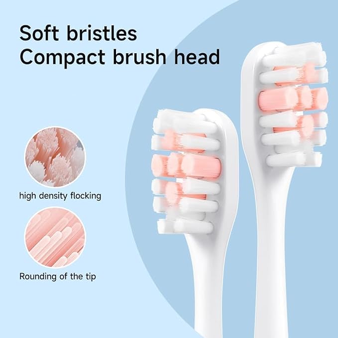 V3 Sonic Electric Toothbrush for Adults - Dual Display 5 Cleaning Modes Up to 200 Days Battery on a Single Charge 4 Brush Heads &amp IPX7 Waterproof Design