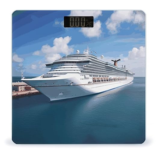 Cruise Ships Bathroom ScaleHighly Accurate Digital Weighing Machine for People Bright LED Display Weight Scale for The Aldult Home Use