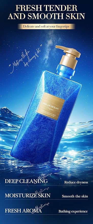 Shower Gel For Women Men Scented Body Wash Perfumed Bath &amp Shower Gel Gentle Formula ﻿ (Reverse Paris)