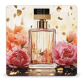 Fashion Perfume Bathroom Scale Large LCD Backlight Display Digital Scale Rounded Corners Body Scales Automatic Power On/Off Bathroom Scales for Home Bedrooms