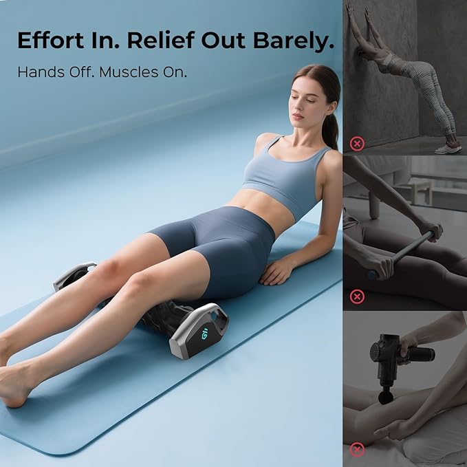 Smart Massager Roller – Deep Tissue Electric Massager with App Controlled Auto Rolling for Muscle Massage and Myofascial Trigger Point Release Compact &amp Rechargeable Design