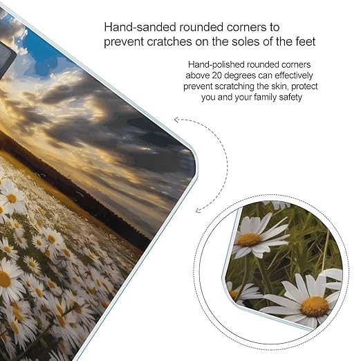 Stool Among Flowers Scale for Body Weight Digital Bathroom Scale Accurate Smart Weight Scales with Large Display Weighing Machine High Precision Scales