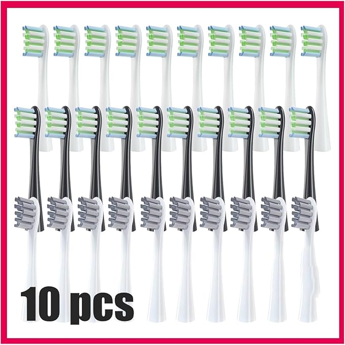 Colorful Brush Heads Fit Flow Air 2 Practical Daily Cleaning(5 Grey)